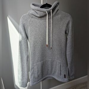 Roots Canada Cozy Gray Pullover with Drawstrings XS